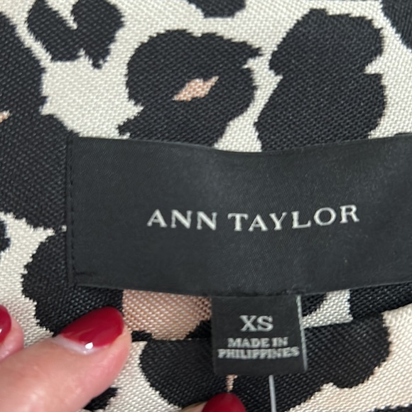 NWT Ann Taylor Leopard Print Coat, XS - Picture 7 of 16